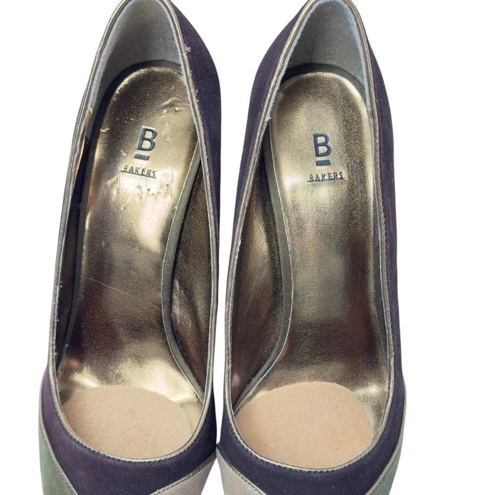 Bakers Carley Brown and Tan Stiletto Pumps